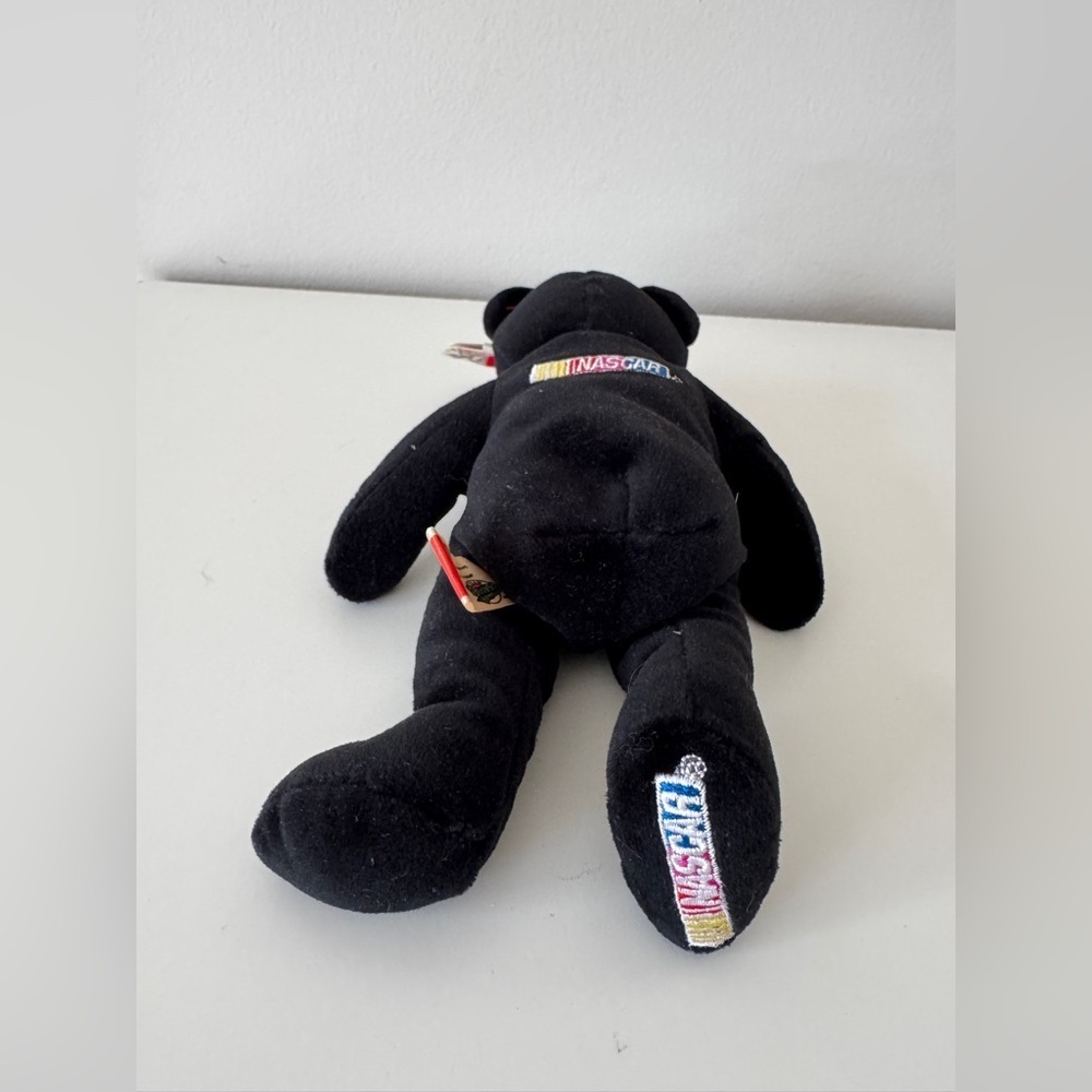 Avon Dale Jr Black Plush Bear NASCAR - Picture 3 of 6